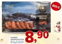 Todis Gamberi argentini interi SAN ISIDRO PESQUERA offerta