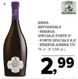 Todis Birra artigianale - riserva speciale forte 9° offerta