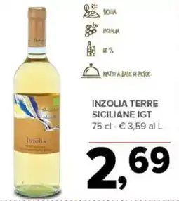 Todis Inzolia terre siciliane IGT offerta