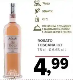 Todis Sensi rosato toscana IGT offerta