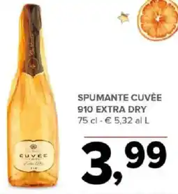Todis Spumante cuvèe 910 extra dry offerta