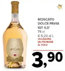 Todis Moscato moscato dolce pavia IGT 4,5° offerta