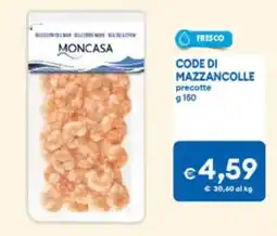 MD Discount Code di mazzancolle precotte offerta