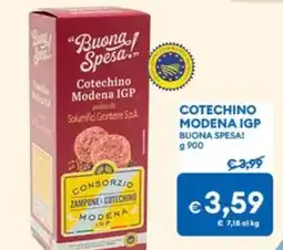 MD Discount Cotechino modena igp BUONA SPESA! offerta