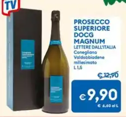 MD Discount Prosecco superiore docg magnum LETTERE DALL'ITALIA offerta