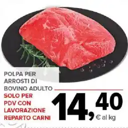 Todis Polpa per arrosti di bovino adulto offerta