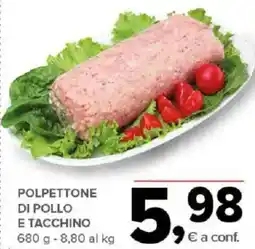 Todis Polpettone di pollo e tacchino offerta