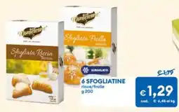 MD Discount 6 SFOGLIATINE ricce/frolle offerta