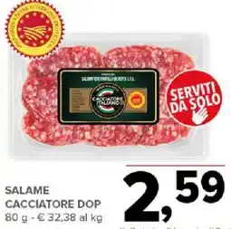 Todis Salame CACCIATORE DOP offerta