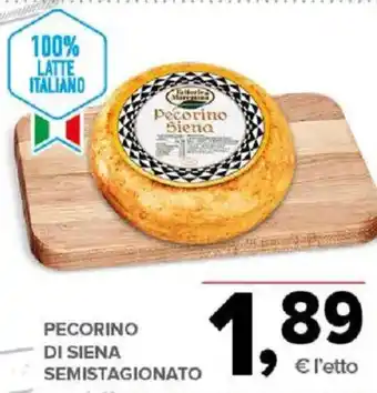 Todis Pecorino di siena semistagionato offerta