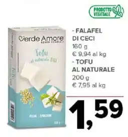 Todis Verde Amore Falafel di ceci - tofu al naturale offerta