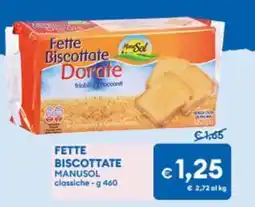 MD Discount Fette biscottate manusol classiche offerta