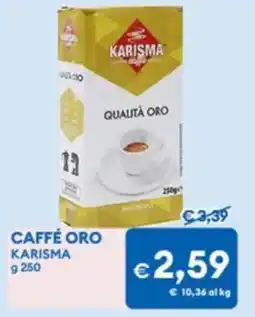 MD Discount Caffé oro KARISMA offerta