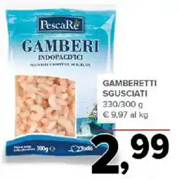 Todis PescaRe Gamberetti sgusciati offerta