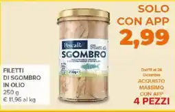 Todis PescaRe Filetti di sgombro in olio offerta