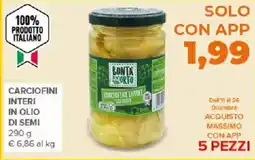 Todis BONTA dell' ORTO Carciofini interi in olio di semi offerta