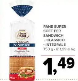 Todis Buon Pane super soft per sandwich offerta