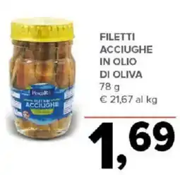 Todis PescaRe Filetti acciughe in olio di oliva offerta
