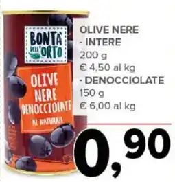Todis Bonta dell' orto olive nere - denocciolate offerta