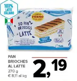 Todis Pan brioches latte offerta