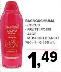 Todis Nouvance bagno schiuma offerta