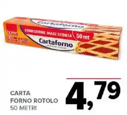 Todis Carta forno rotolo 50 metri offerta