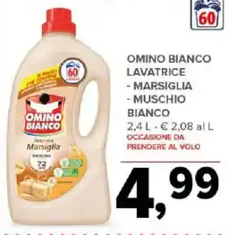 Todis Omino bianco lavatrice - marsiglia - muschio bianco offerta