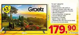 Todis Graetz TV 43" GRAETZ GR43Z1470 offerta