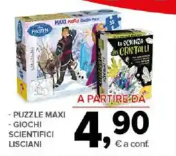 Todis Puzzle maxi - giochi scientifici LISCIANI offerta