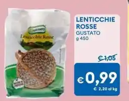 MD Discount Lenticchie rosse GUSTATO offerta