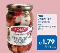 MD Discount Iposea mix verdure all'agrodolce offerta