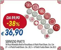 Galassia Excelsa servizio piatti offerta