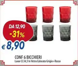 Galassia Excelsa conf 6 bicchieri offerta