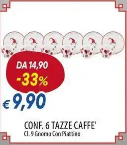 Galassia Excelsa conf. 6 tazze caffe' offerta