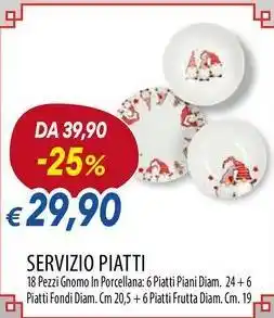 Galassia Excelsa servizio piatti offerta