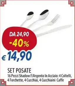 Galassia Excelsa set posate offerta