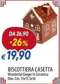 Galassia Excelsa biscottiera casetta offerta