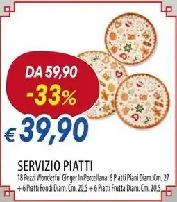 Galassia Excelsa servizio piatti offerta