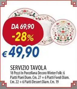 Galassia Tognana servizio tavola offerta