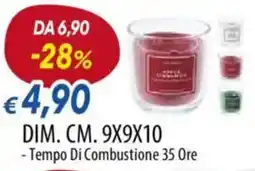 Galassia Candela profumata dim. cm. 9x9x10 offerta