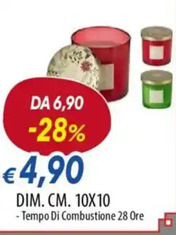 Galassia Candela profumata dim. cm. 10x10 offerta