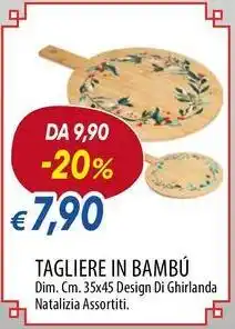 Galassia Tagliere in bambú offerta