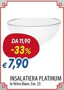 Galassia Excelsa insalatiera platinum offerta