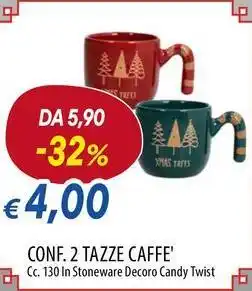 Galassia Tognana conf. 2 tazze caffe offerta