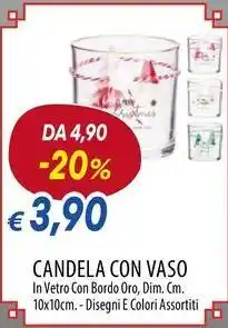 Galassia Candela con vaso offerta