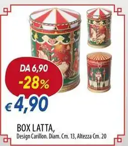 Galassia Box latta offerta