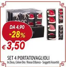 Galassia Set 4 portatovaglioli offerta