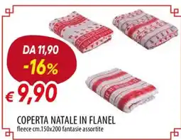 Galassia Coperta natale in flanel offerta
