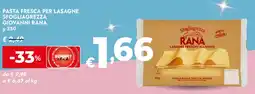 Bennet Pasta fresca per lasagne sfogliagrezza GIOVANNI RANA offerta