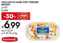 Bennet Insalata di mare con verdure BENNET offerta